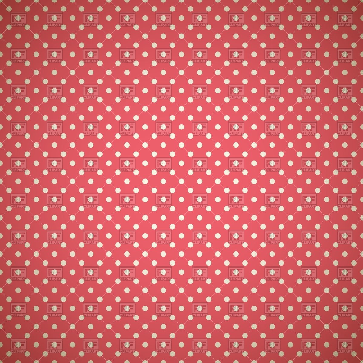 1200x1200 Red Seamless Polka Dot Background Vector Image Vector Artwork Of
