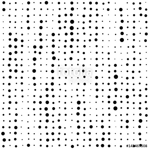 500x500 Seamless Circle Pattern. Vector Dot Background Stock Image And