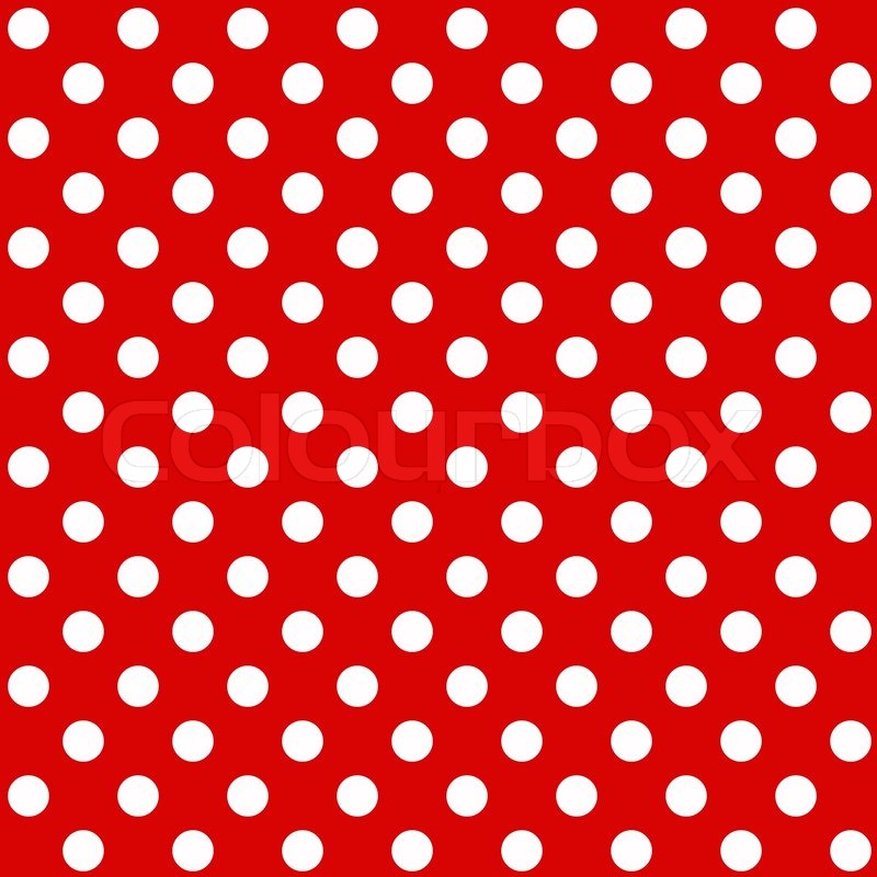 800x800 Seamless Polka Dot Background Stock Vector Colourbox