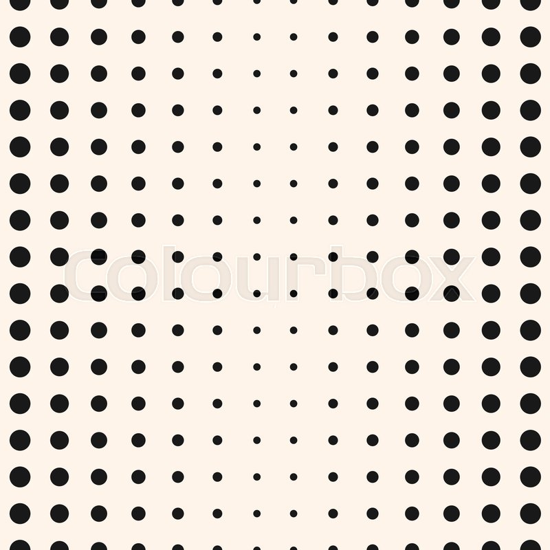 800x800 Vector Half Tone Dots Pattern. Halftone Circles Texture. Polka