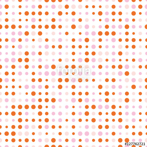 500x500 Colorful Abstract Spotted Seamless Pattern. Dot On White. Round