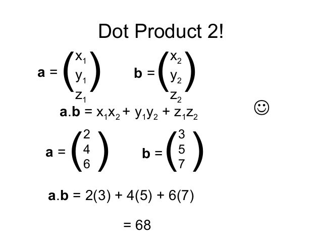 638x479 Vector Multiplication Dot Product