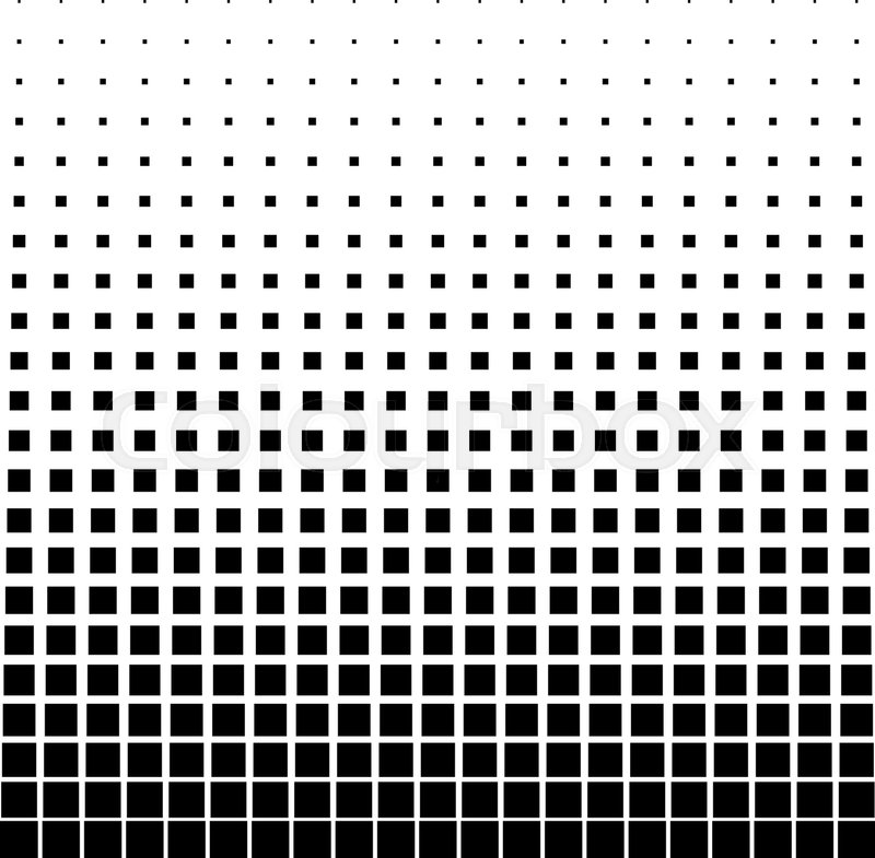 800x785 Black Abstract Halftone Square Dot Background, Vector Illustration