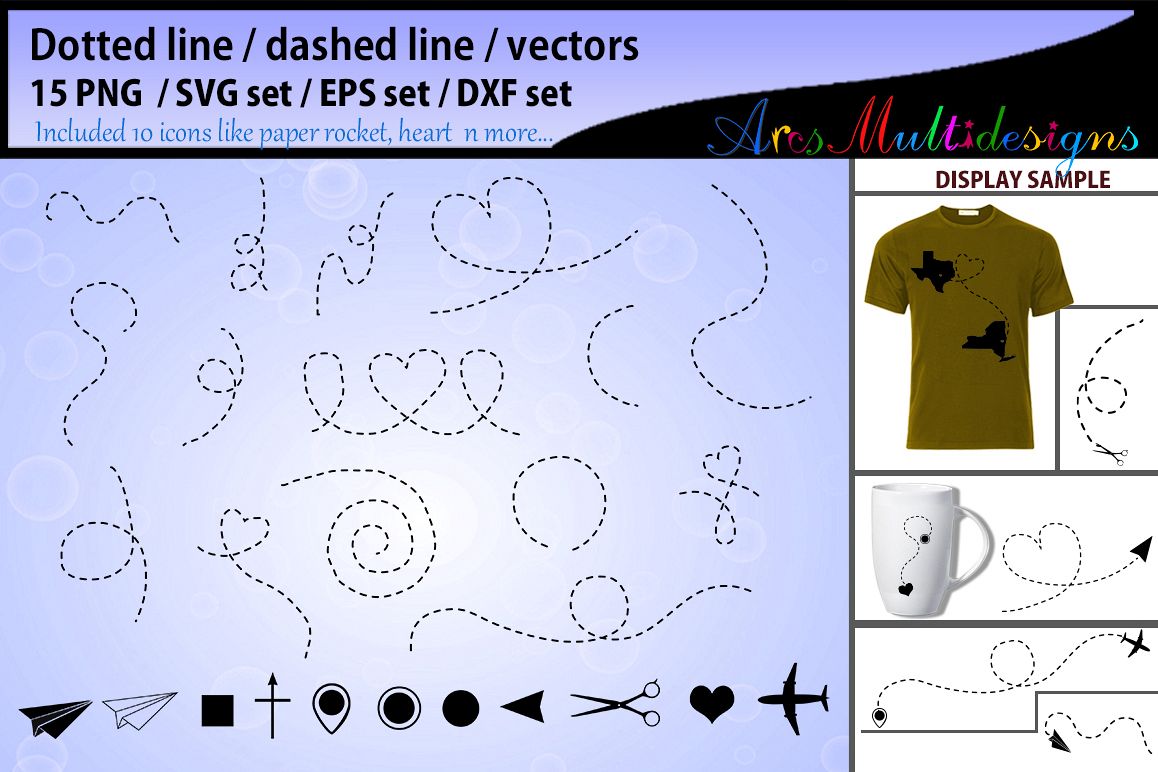 1158x772 Dotted Line Svg Vector Dashed Line Svg Design Bundles