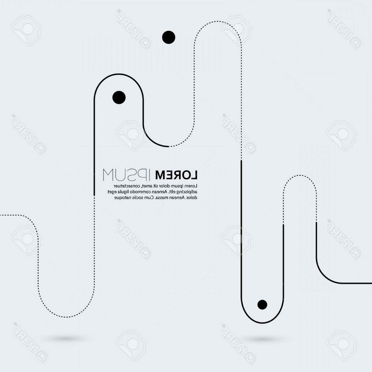 1560x1560 Photostock Vector Abstract Background With Curved Lines Dotted