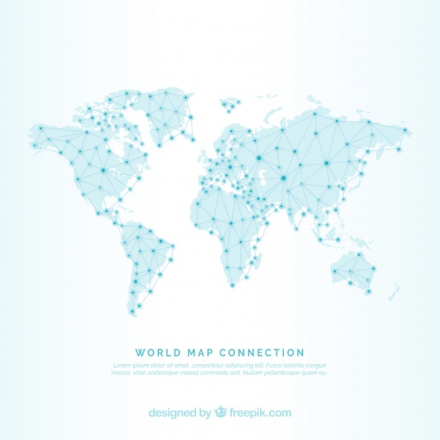 626x626 Dotted World Map Vectors, Photos And Psd Files Free Download