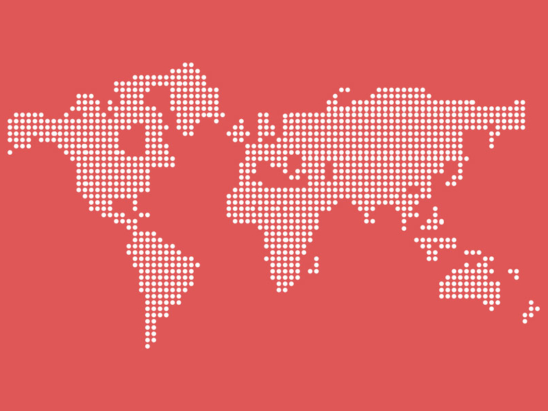 800x600 Freebie] Vector Dotted World Map (.psd) By Othmane Machrouh