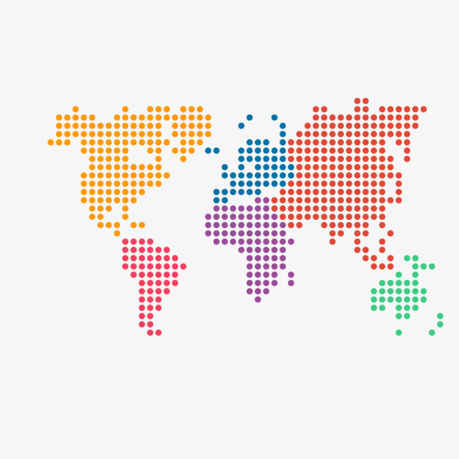 650x651 Color Dot In The World Map, Color, Dot, World Png And Vector For