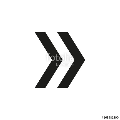 500x500 Double Arrow. Vector. Stock Image And Royalty Free Vector Files