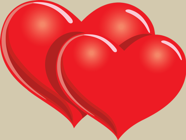 620x467 Double Heart Heart Cliparts Vector Design Trends