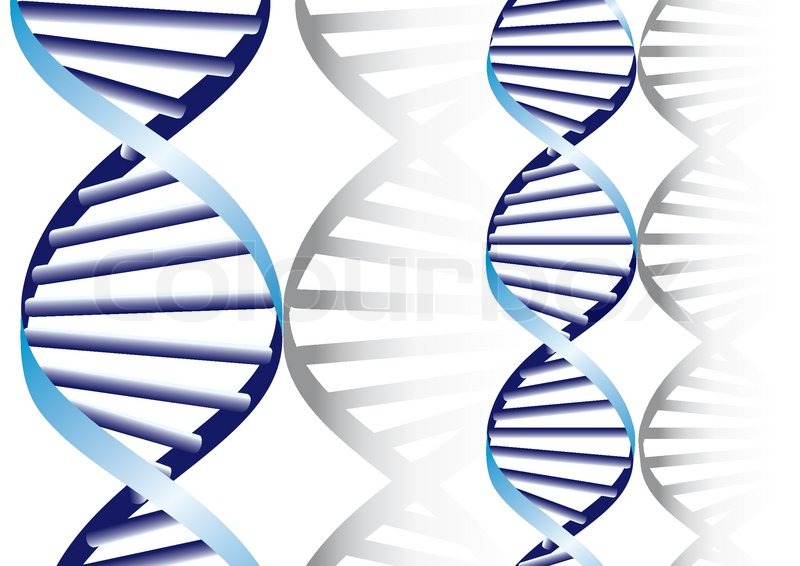 800x566 Double Dna Helix, Biochemical Abstract Background Stock Vector