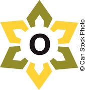 171x179 Letter O Logo, Abstract Beauty Leaf Double Infinity Loop Brand