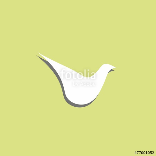 500x500 Dove Icon Vector Stock Image And Royalty Free Vector Files On