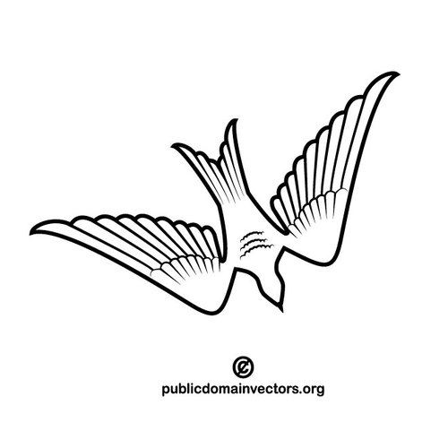 500x500 Dove Vector Graphics Public Domain Vectors