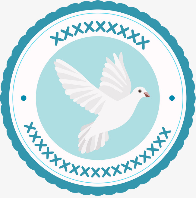 650x657 The Dove Blue Label, Dove Vector, Blue Vector, Label Vector Png