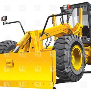 300x300 Stock Illustration Dozer High Detailed Vector Illustration