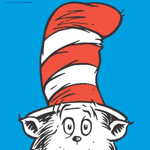 500x500 Cat In The Hat Closeup, Poster Print , 12 X 12 Amazon.co.uk
