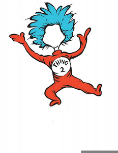 232x300 Dr Seuss Thing And Thing Clipart Free Images