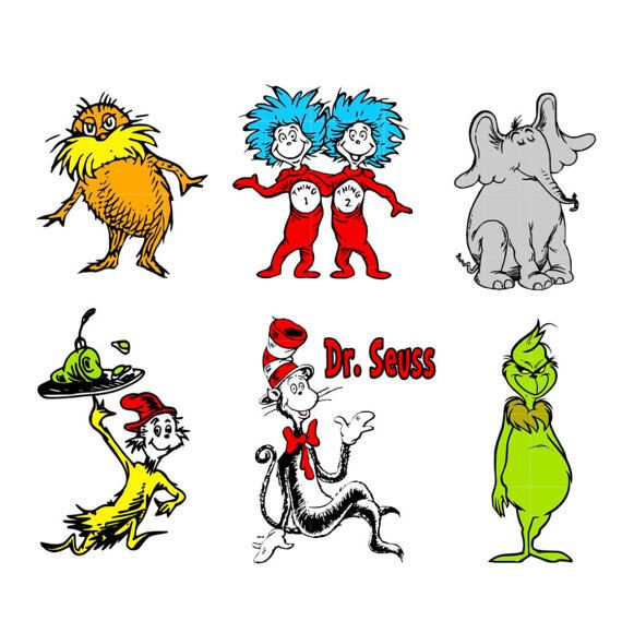 570x569 Svg Studio Dr Seuss Collection Scalable Vector By Permanentmoments