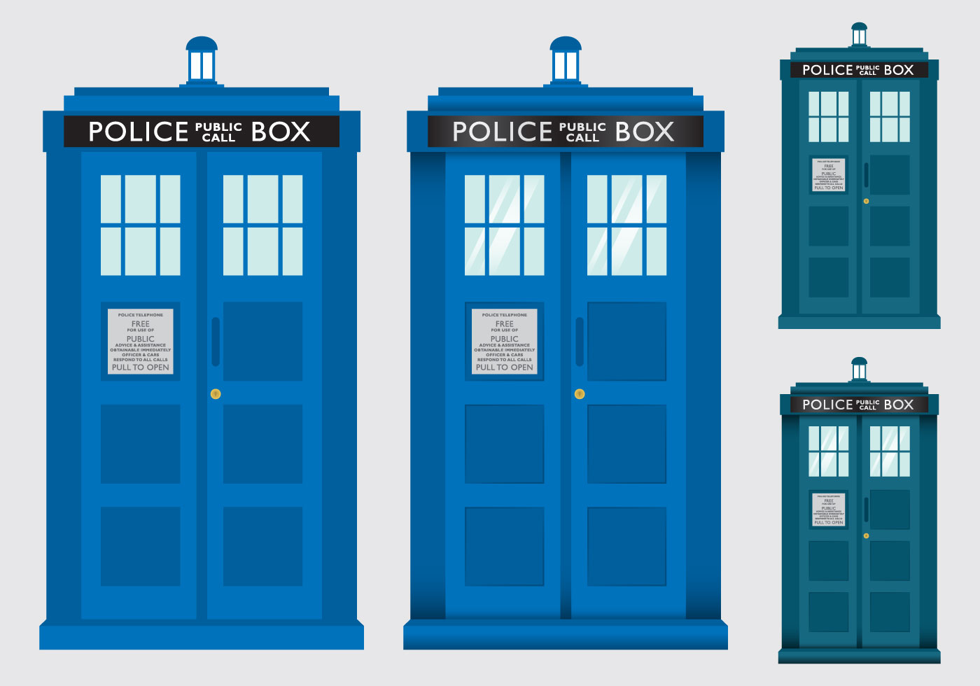 1400x980 Tardis Free Vector Art