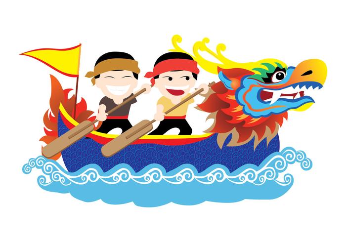 700x490 Dragon Boat Festival Vector