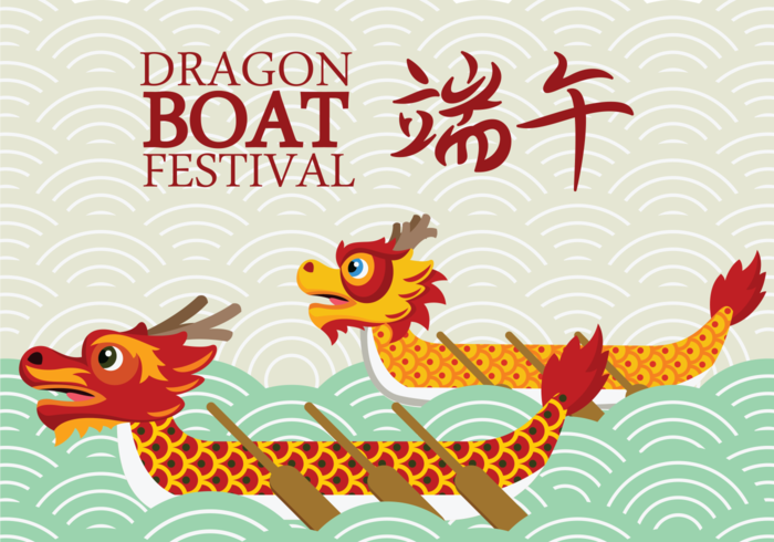 700x490 Dragon Boat Festival Vector Background