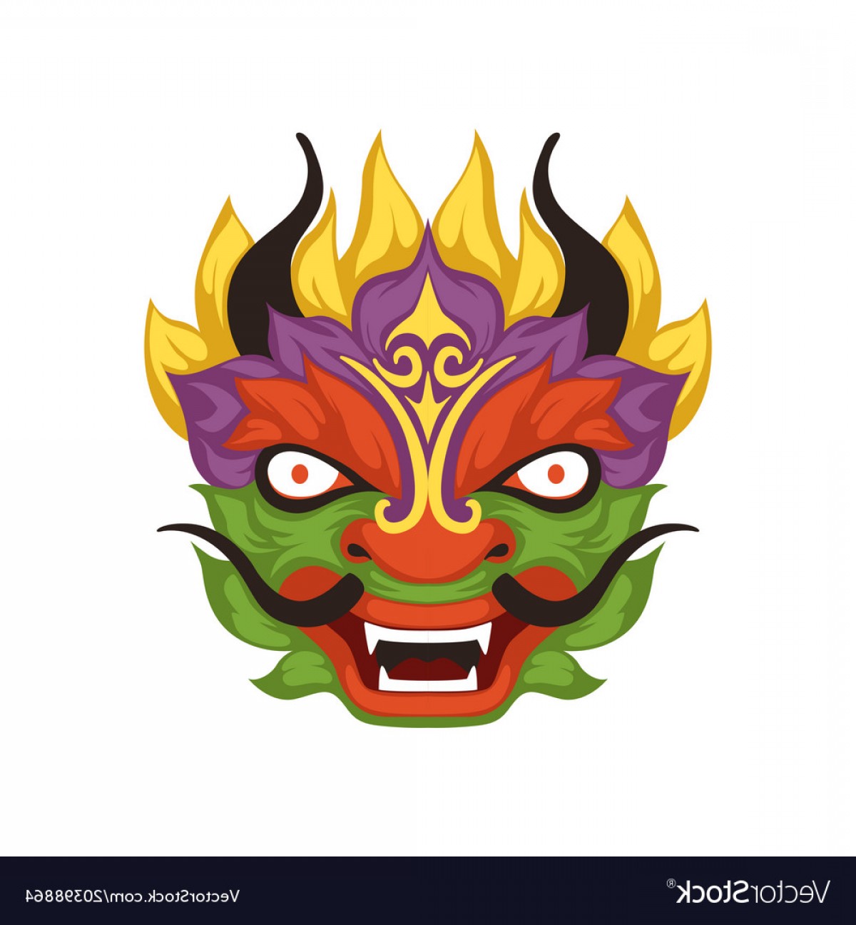 1200x1296 Colorful Dragon Head Symbol Of Chinese Vector Lazttweet