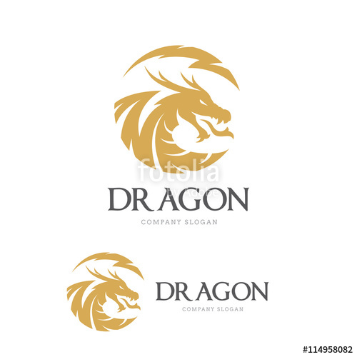 500x500 Dragon Logo Stock Image And Royalty Free Vector Files On Fotolia