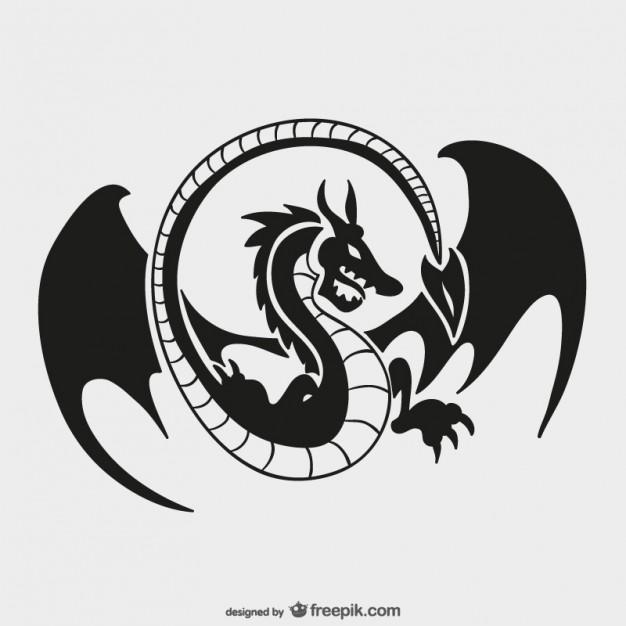 626x626 Dragon Logo Template Vector Free Download