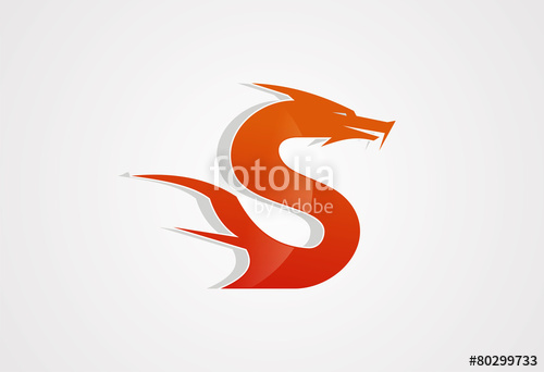 500x342 Story Of Dragon Logo Vector Stock Image And Royalty Free Vector