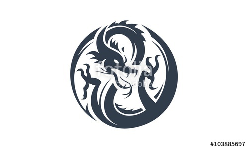 500x300 Dragon Logo Vector Stock Image And Royalty Free Vector Files On