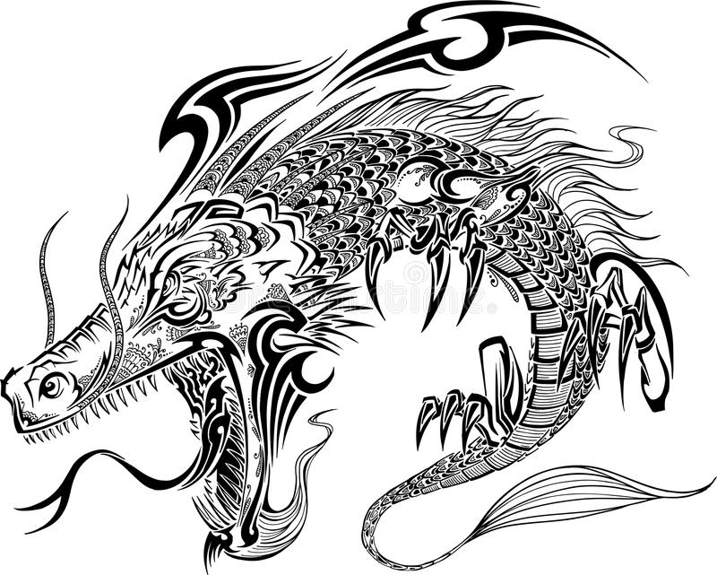 800x641 Dragon Tattoo Vector 84 With Dragon Tattoo Vector