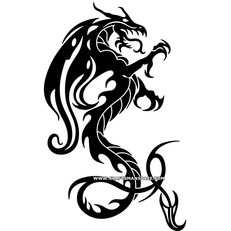 800x800 Dragon Tattoo Vector
