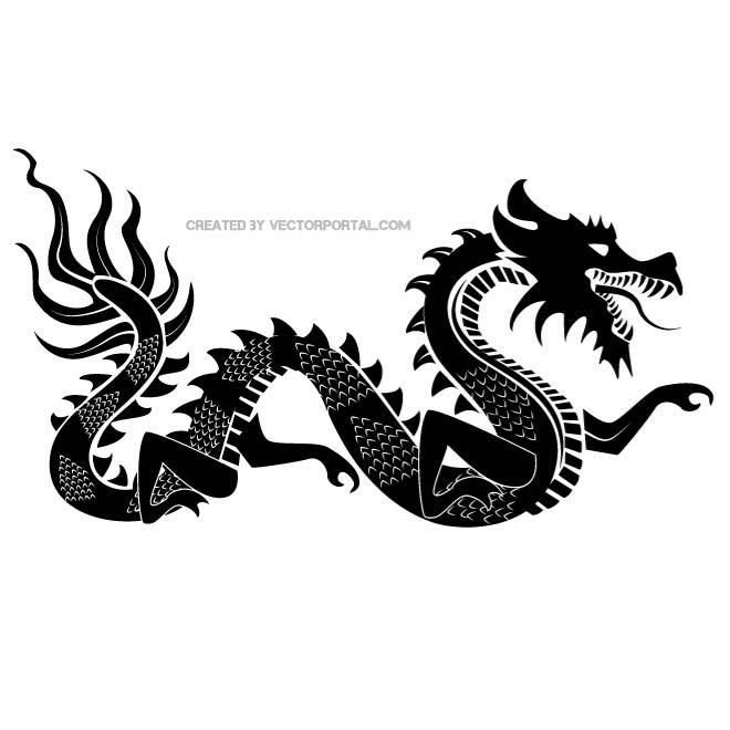 660x660 Chinese Dragon Vector Graphics. Animal Vectors