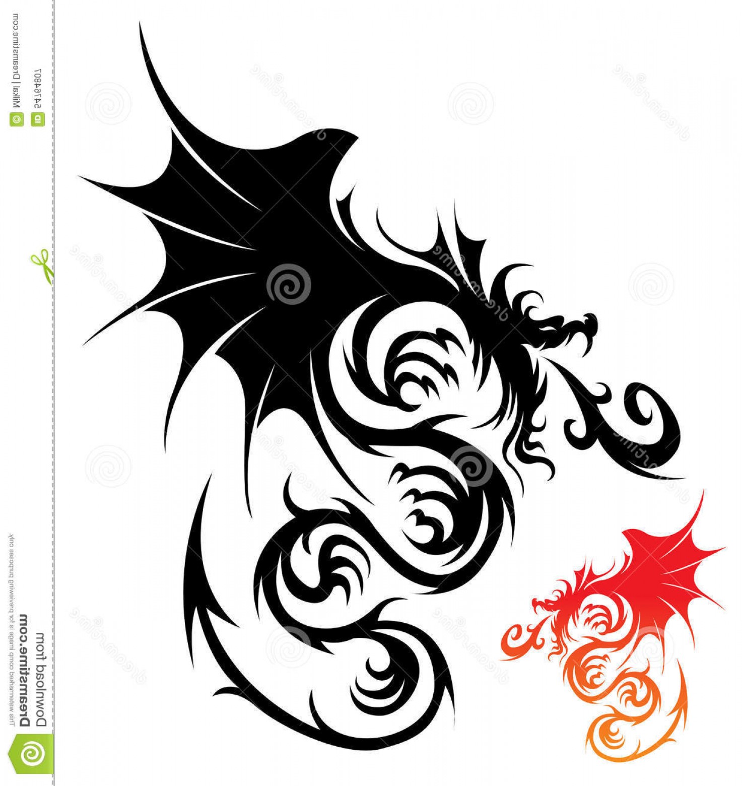 1473x1560 Colored Dragon Vector Lazttweet