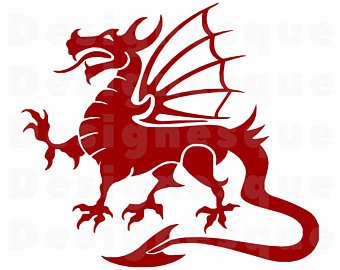 340x270 Dragon Vector Etsy