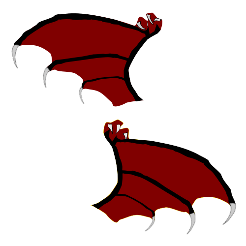 500x500 Dragon Wings Vector Stock Red 1b