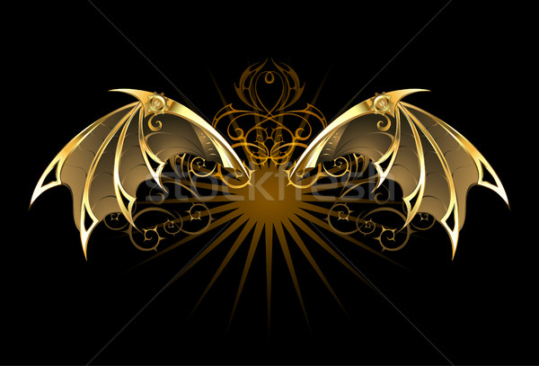 600x407 Mechanical Dragon Wings Vector Illustration Nelli Valova