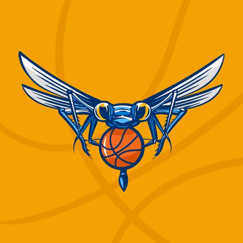 490x490 Insect Mascot Dragonfly Vector