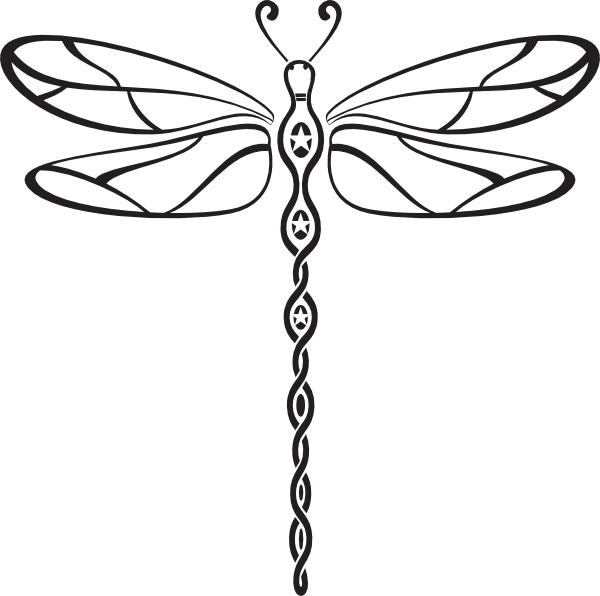 600x596 Dragonfly Vector