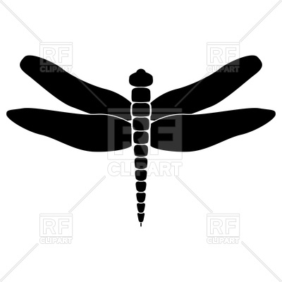 400x400 Dragonfly Black Icon Vector Image Vector Artwork Of Plants And