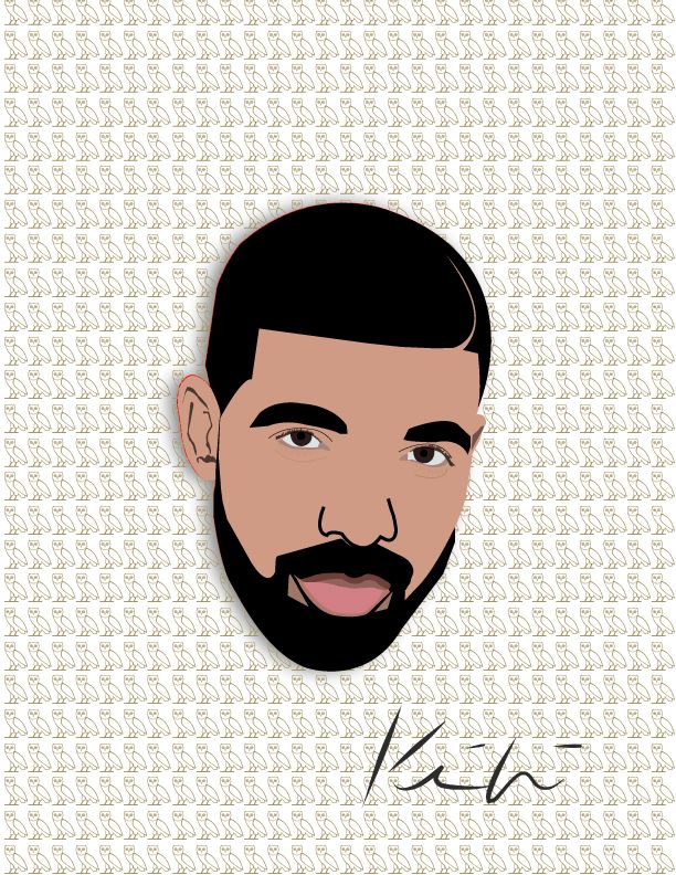 612x792 Drake Vector Art On Behance Rings Inspiration In 2018