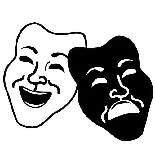 500x500 Mask Clipart Drama