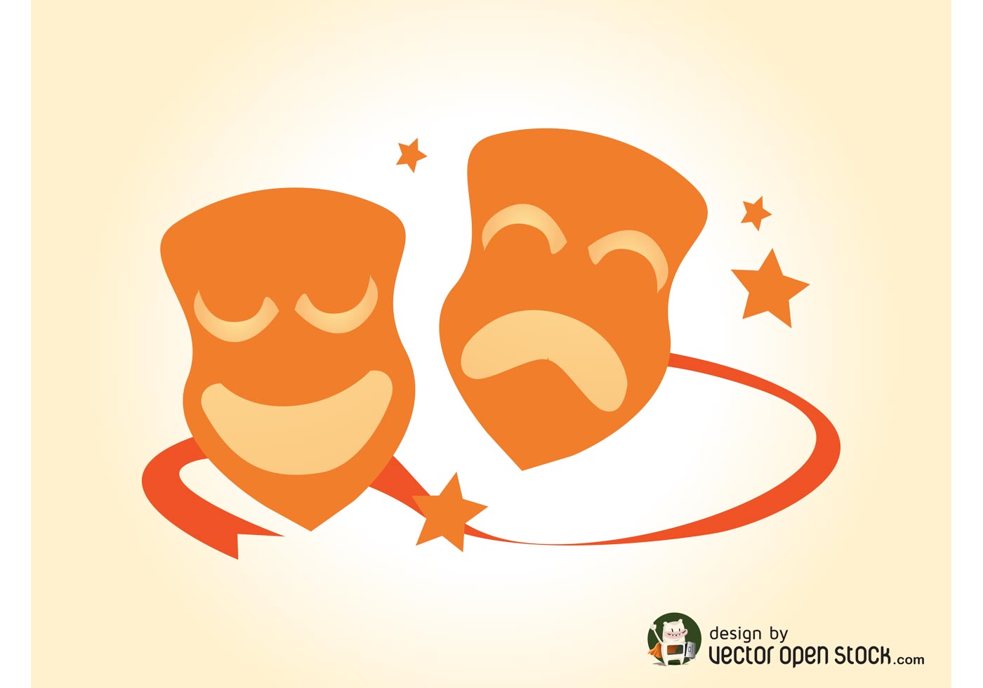 1400x980 Drama Free Vector Art