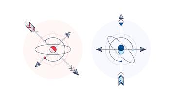 356x200 Compass Free Vector Art