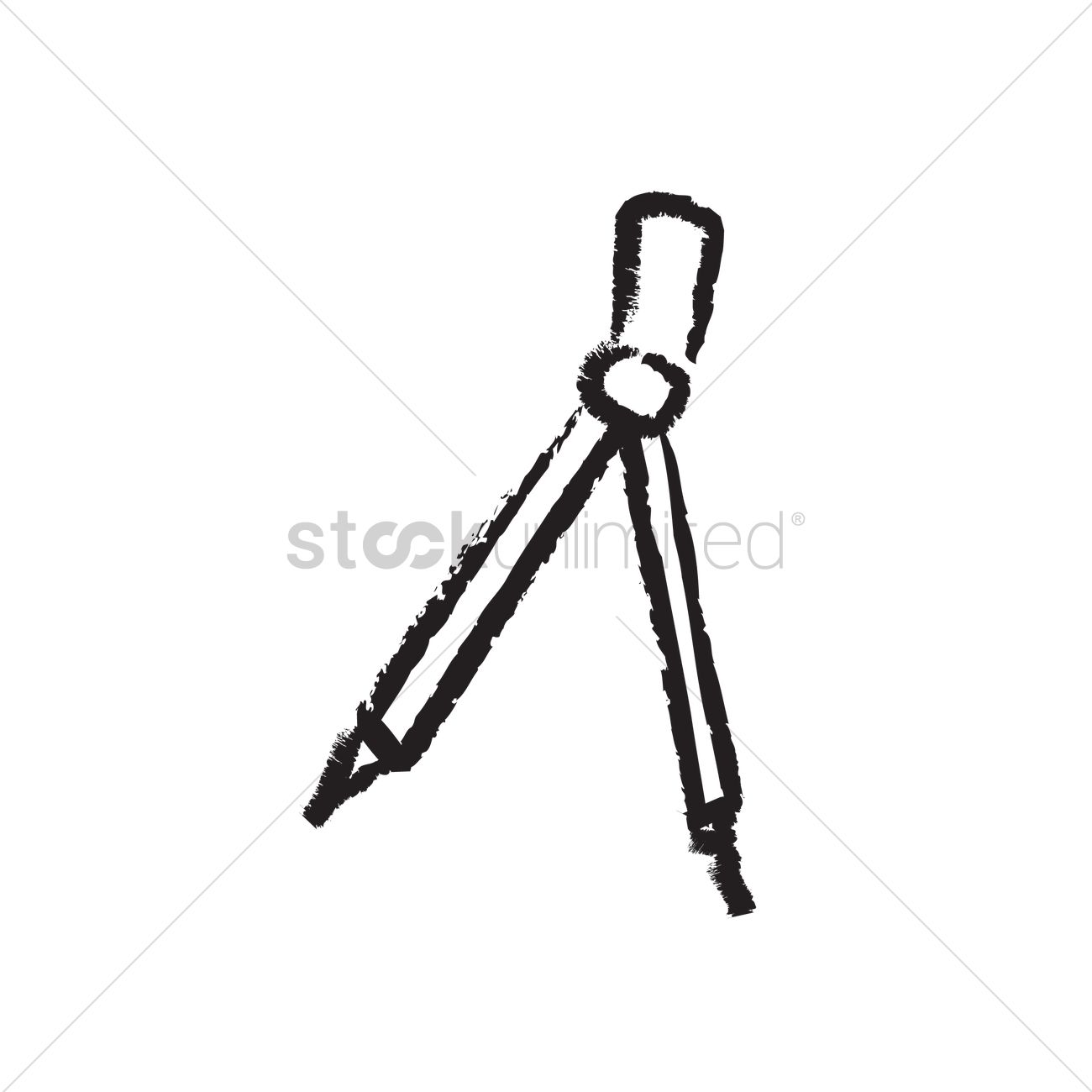 1300x1300 Free A Drawing Compass Vector Image