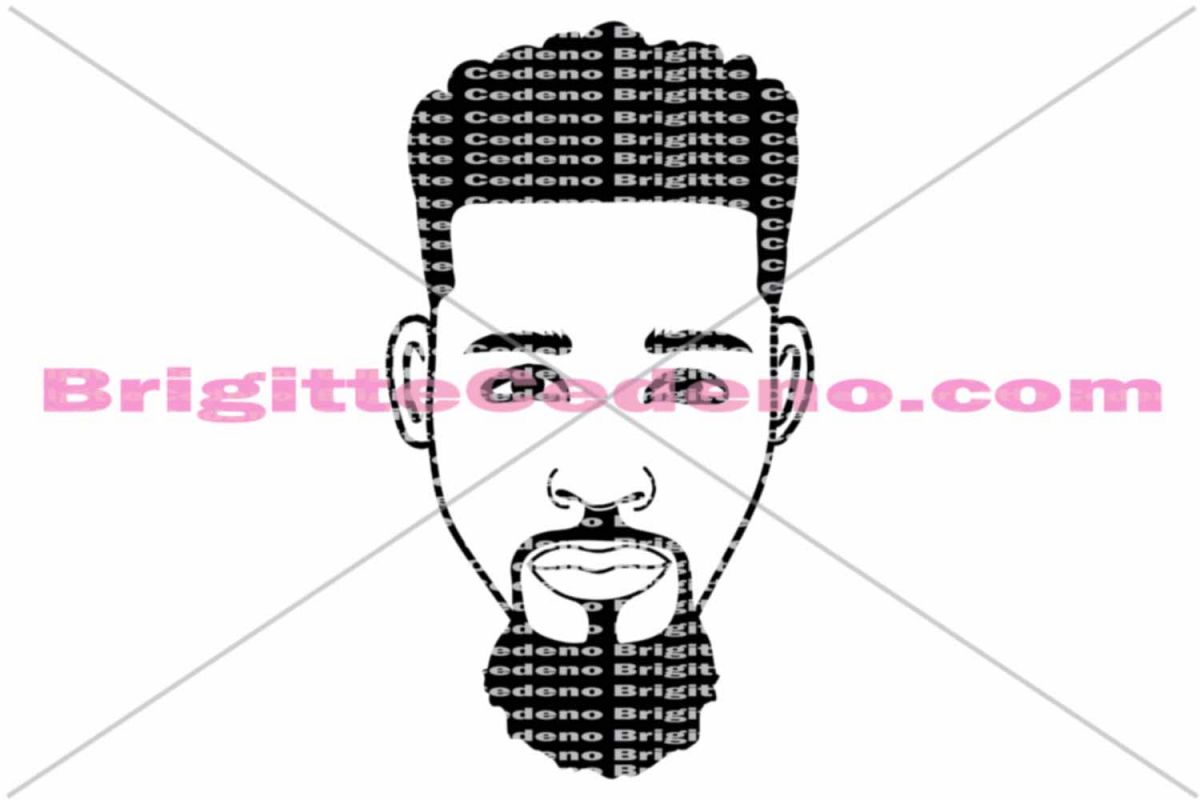 1200x800 Ben With A Beard, Mustache And Goatee And Long Dreadlocks Vector