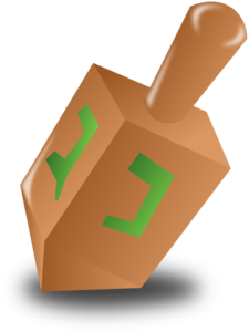 225x300 Hanukkah Dreidel Clip Art