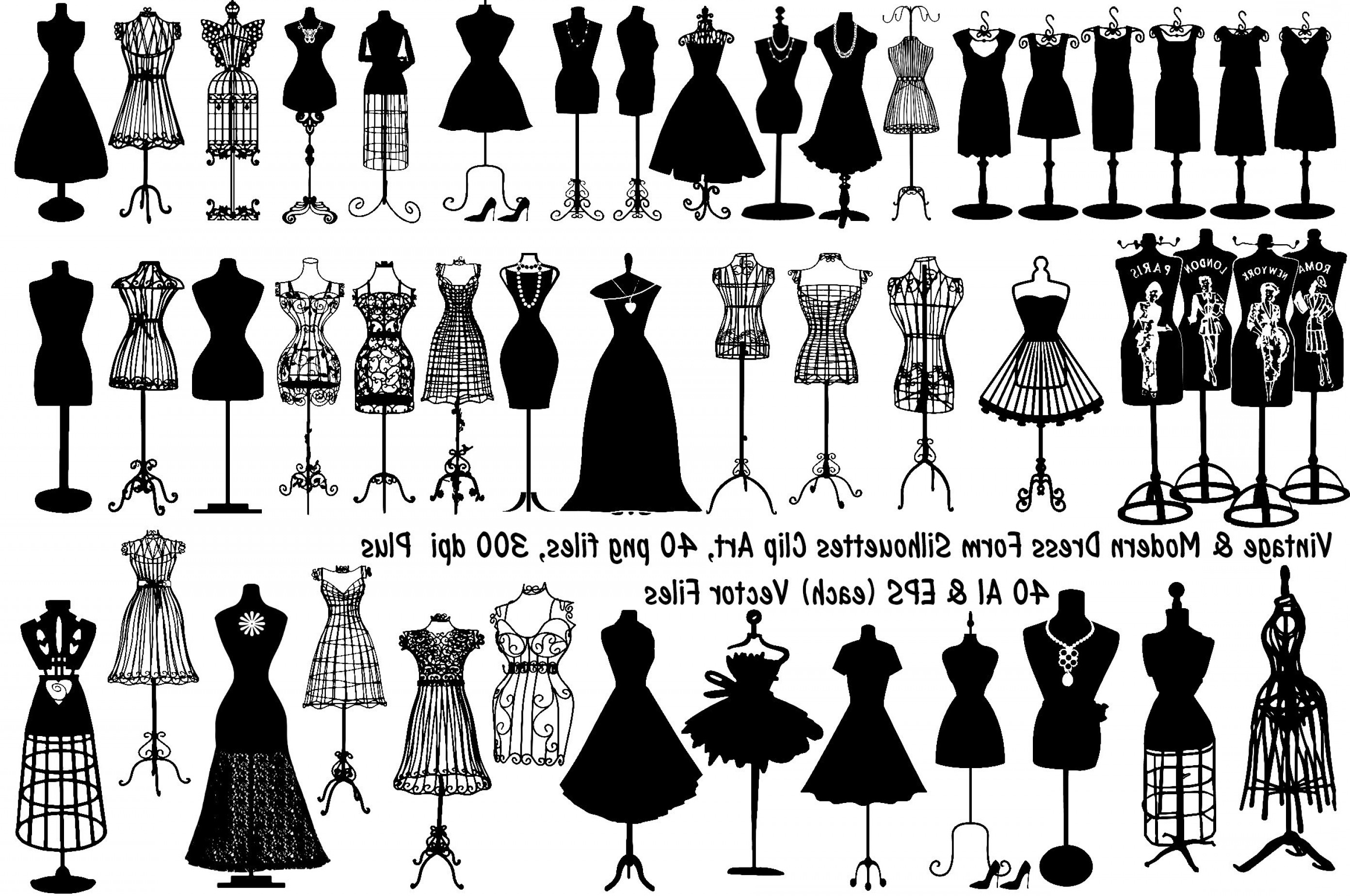 2784x1849 Dress Form Silhouettes Ai Eps Png Shopatcloth