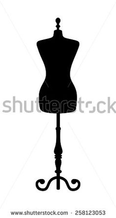 236x443 Black Dress Clipart Dress Form